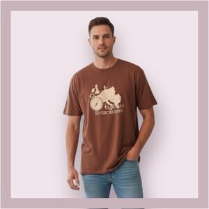 European Rivercruising Brown Graphic Tee